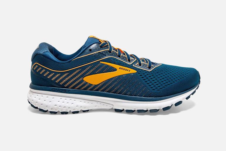 Brooks Ghost 12 Mens Road Running Shoes - Blue - Indonesia (LKSF-68935)